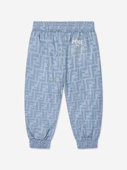 男婴蓝色 Chambray FF Logo 长裤