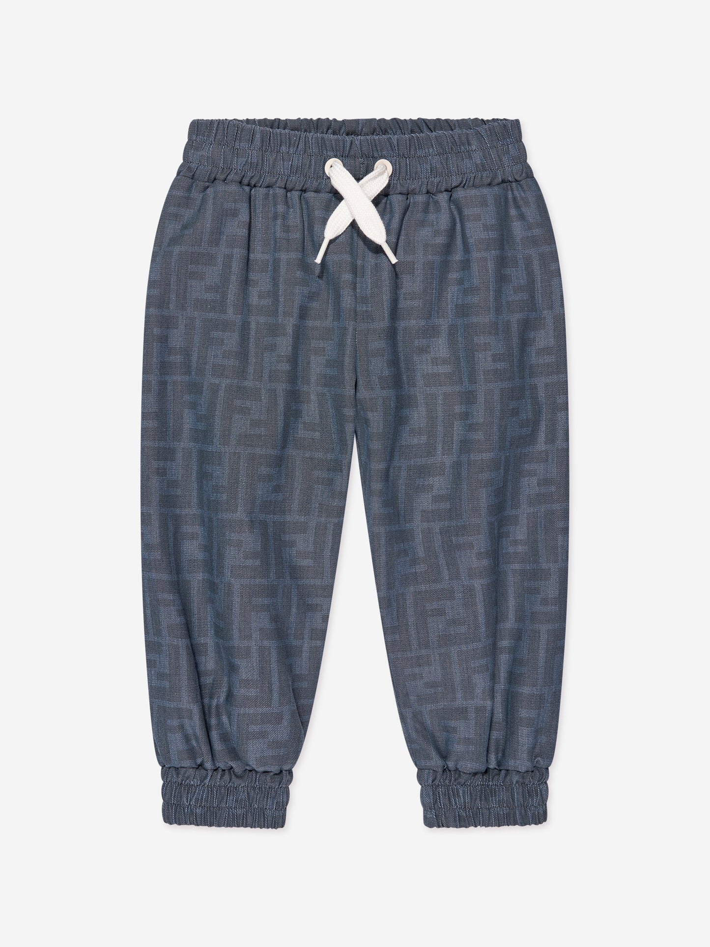 婴儿 Chambray FF Logo 慢跑裤（蓝色）