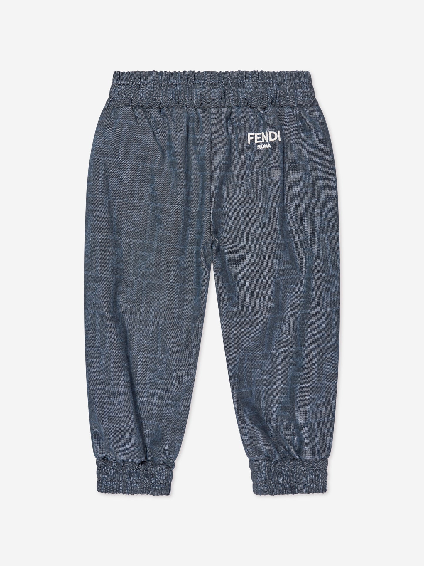 婴儿 Chambray FF Logo 慢跑裤（蓝色）