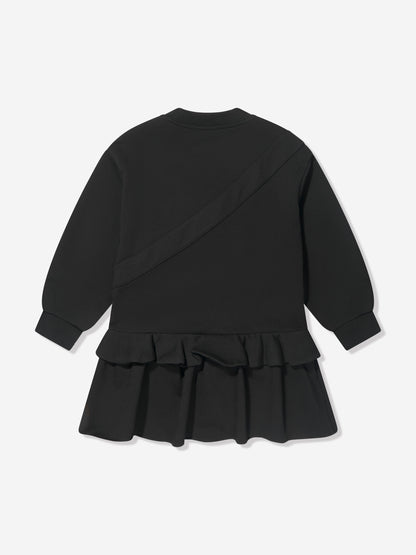 女童黑色毛衣裙