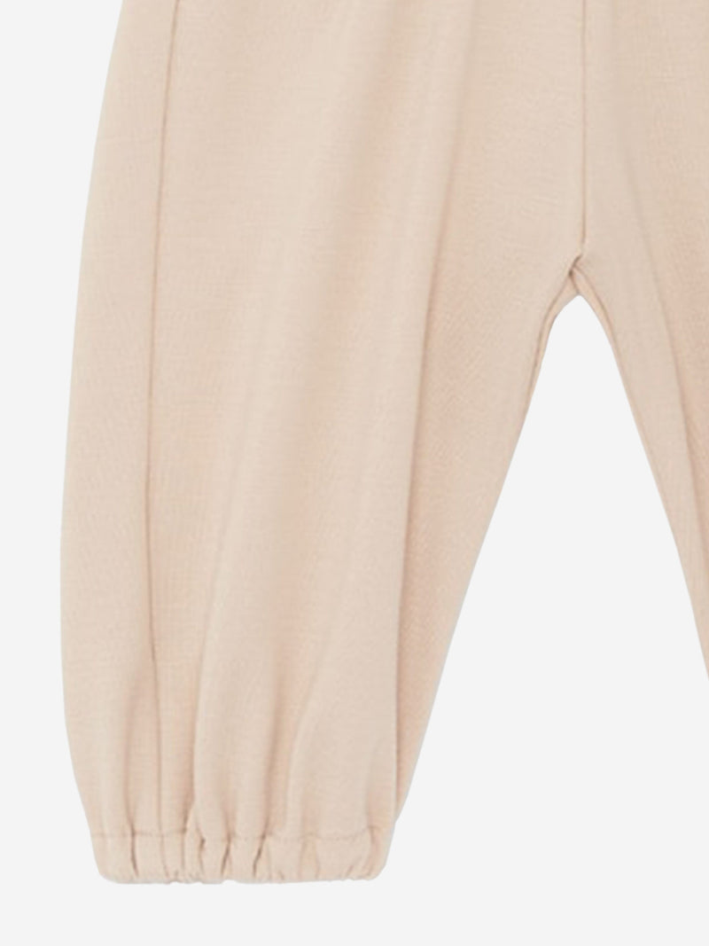 Fendi Baby Girls Punto Milano Trousers in Beige