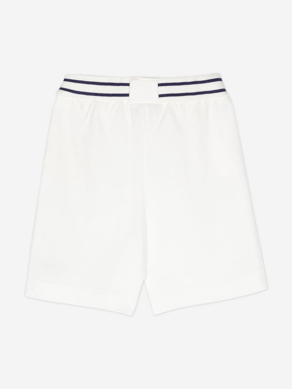 Fendi Baby Boys Logo Shorts in White