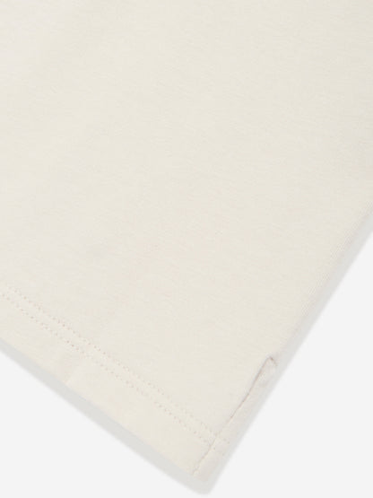 Fendi Baby Boys Jersey Polo Shirt in Beige