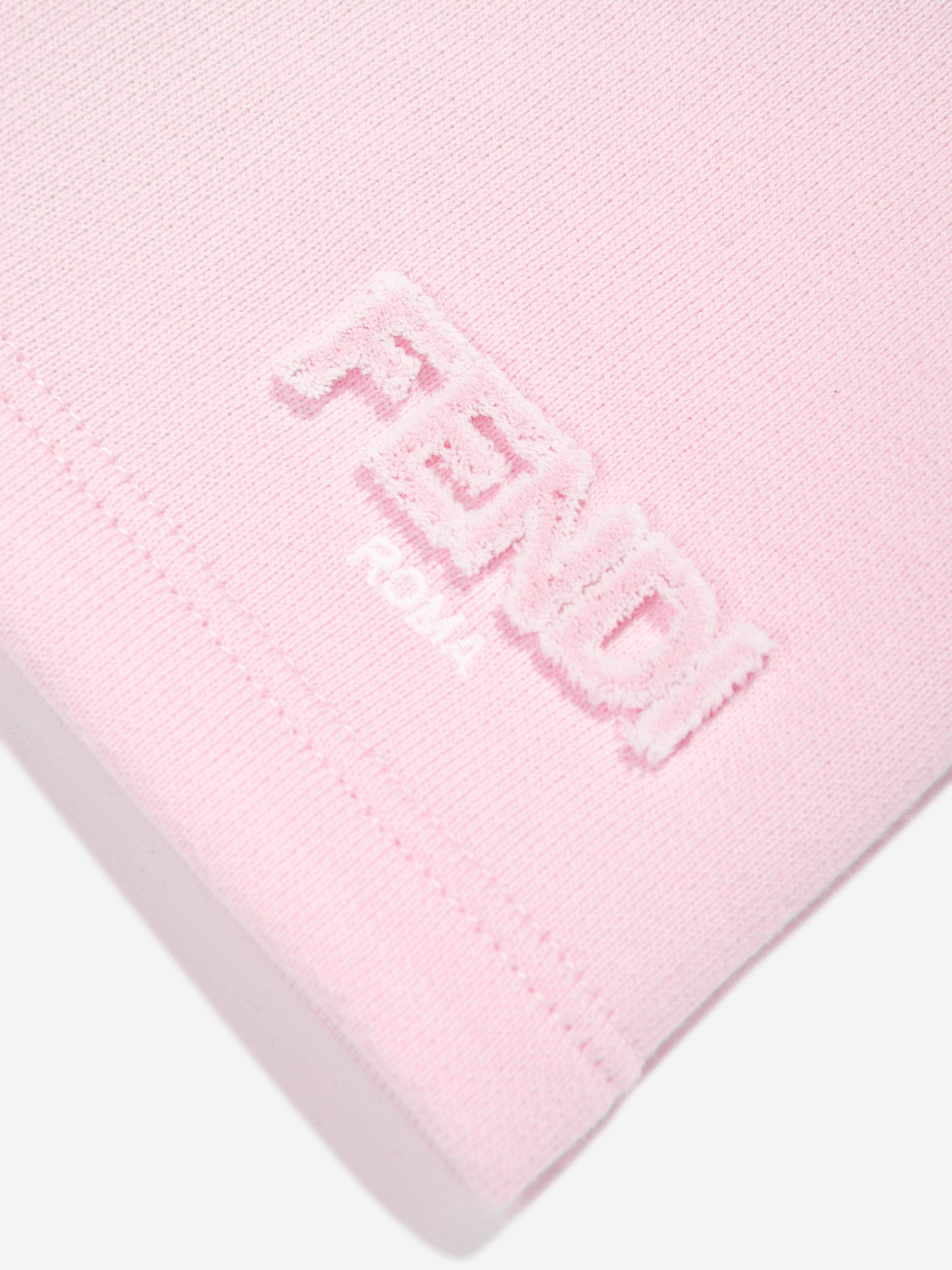 Fendi 女童粉色徽标短裤