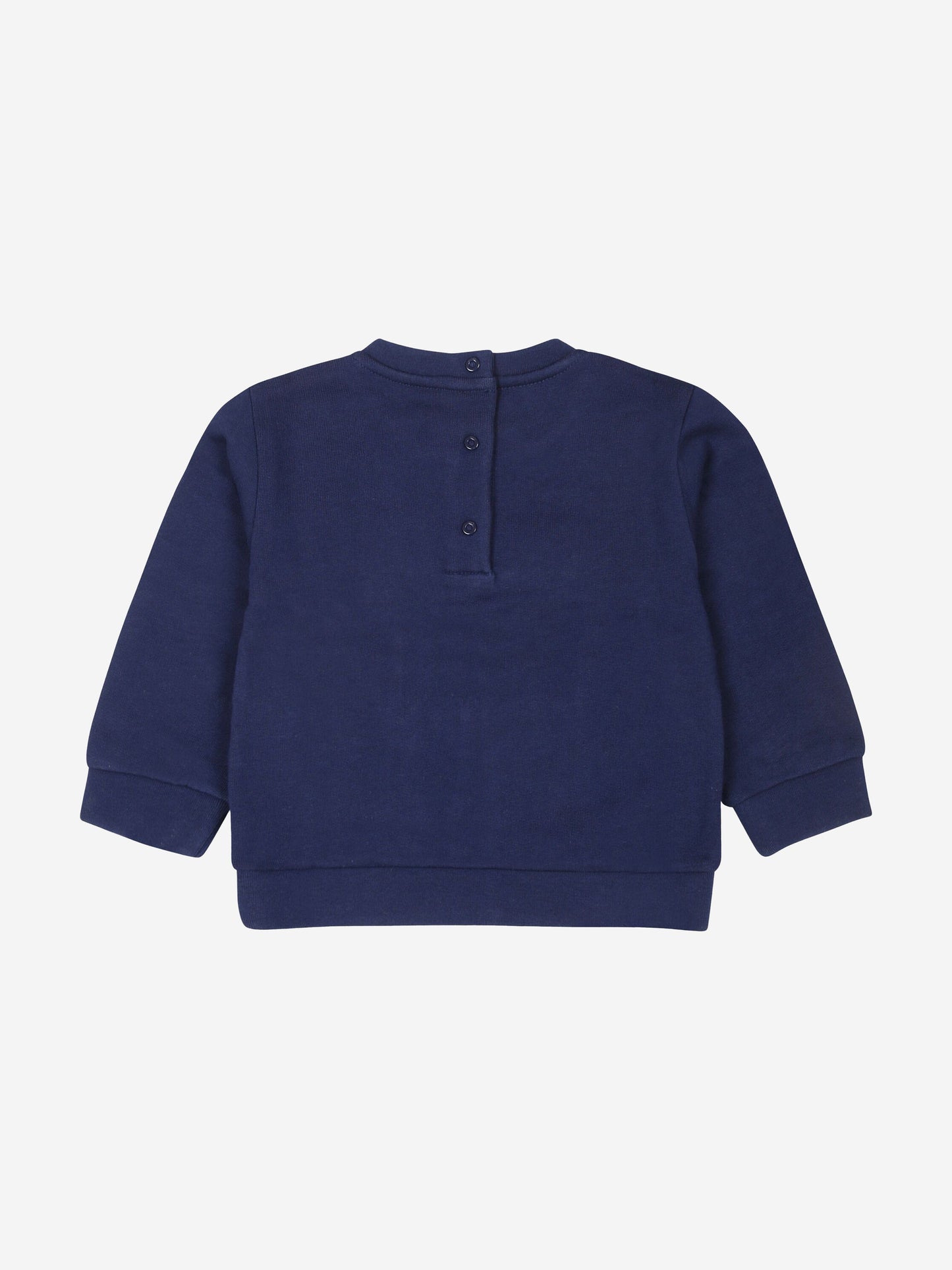 Fendi Baby Boys Logo Sweatshirt in Blue