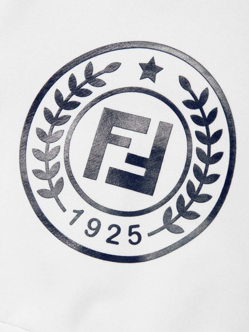 Fendi Baby Logo Sweatshirt in White