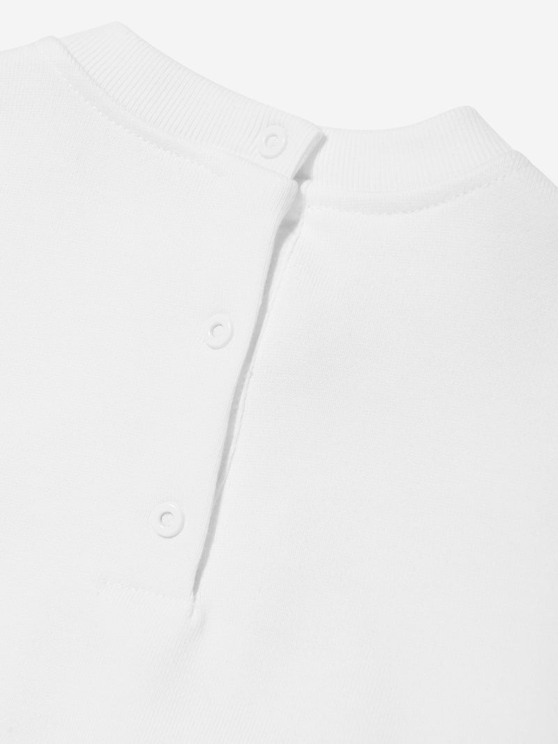 Fendi Baby Logo Sweatshirt in White