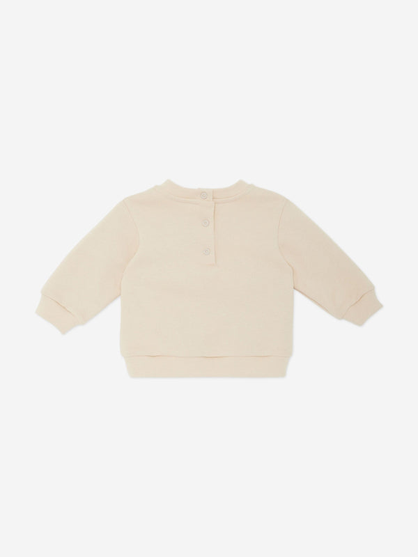 Fendi Baby Graphic Sweatshirt in Beige
