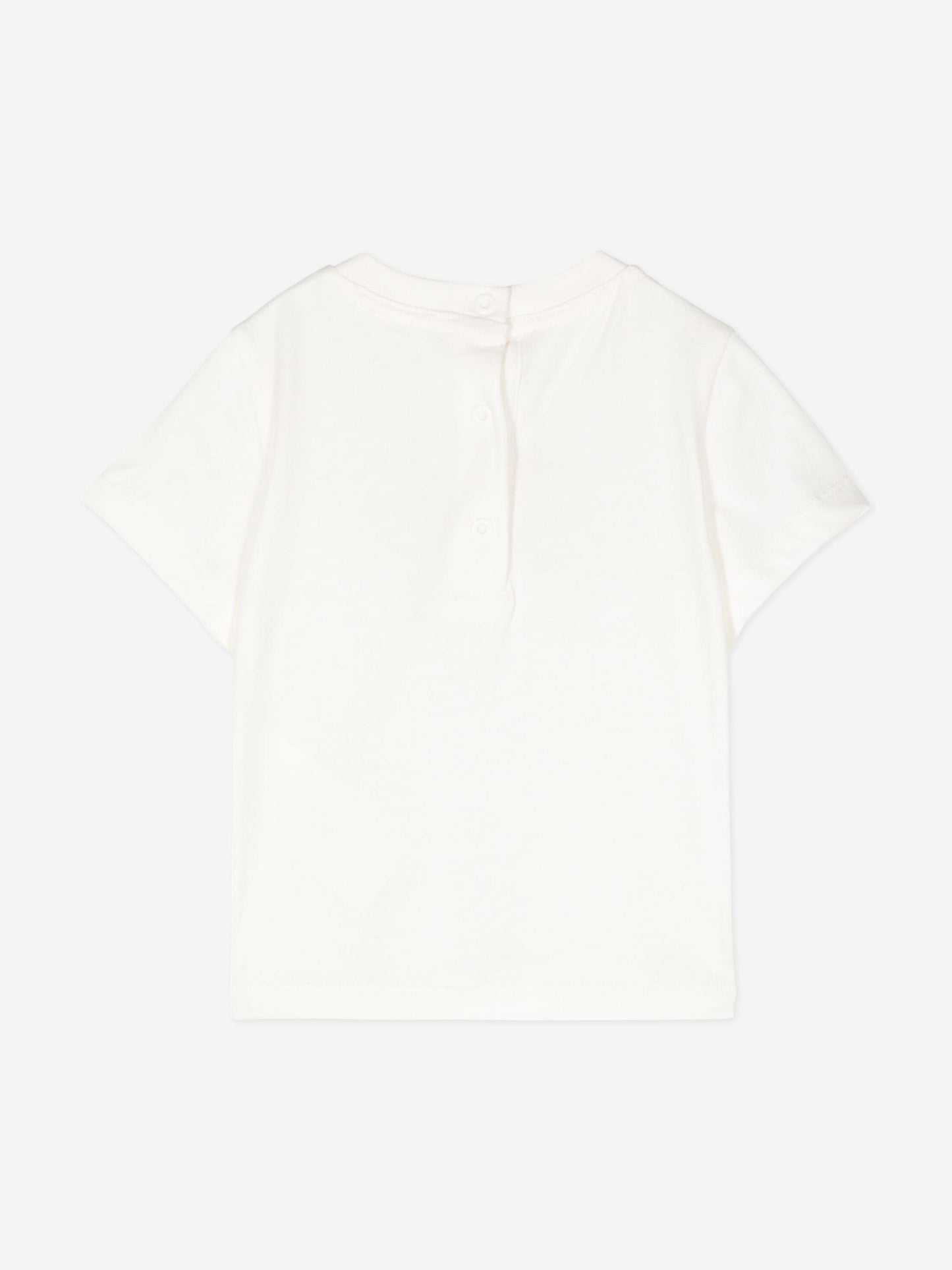 Fendi Baby Logo T-Shirt in Ivory