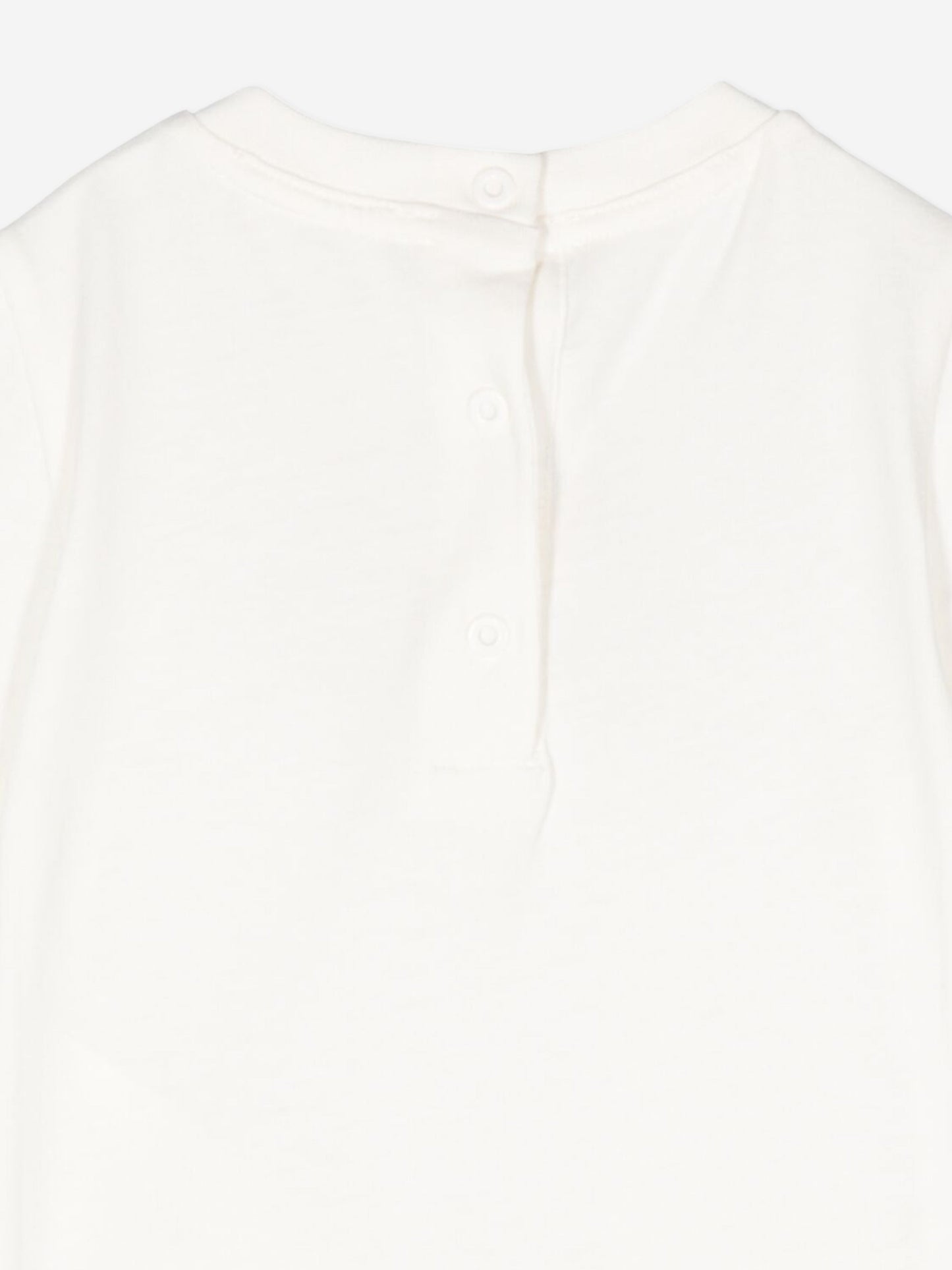 Fendi Baby Logo T-Shirt in Ivory