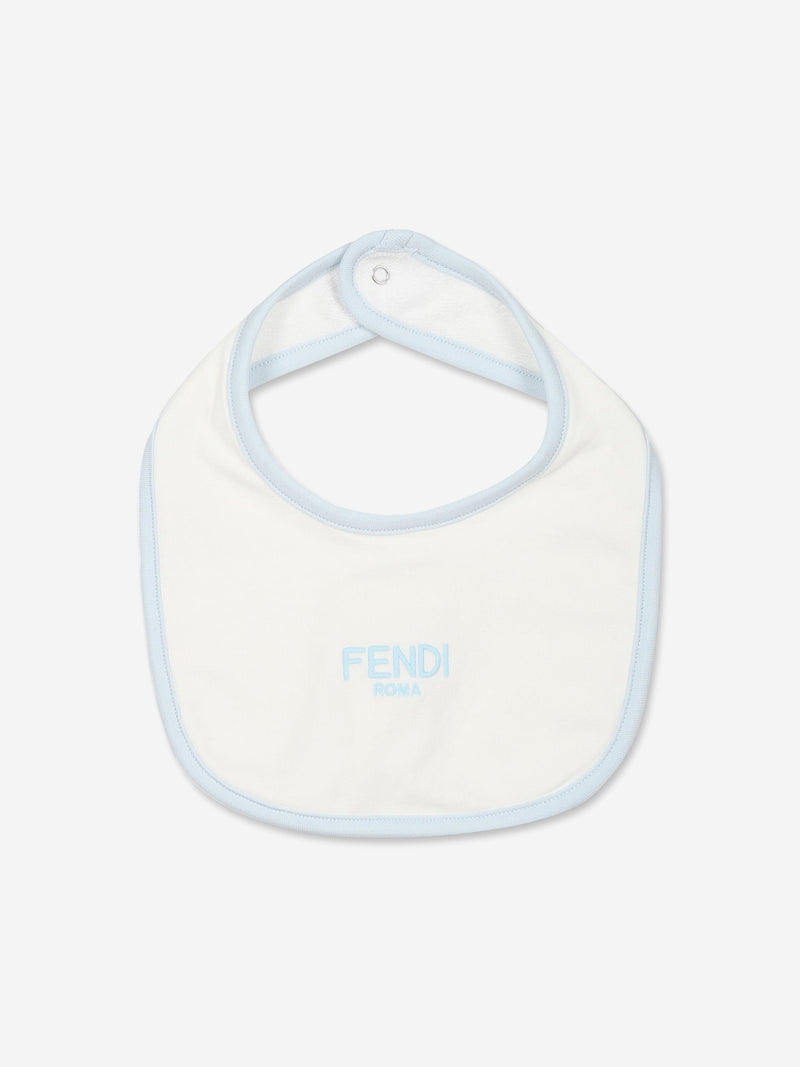 Fendi 男婴熊宝宝连体衣礼品套装（蓝色）