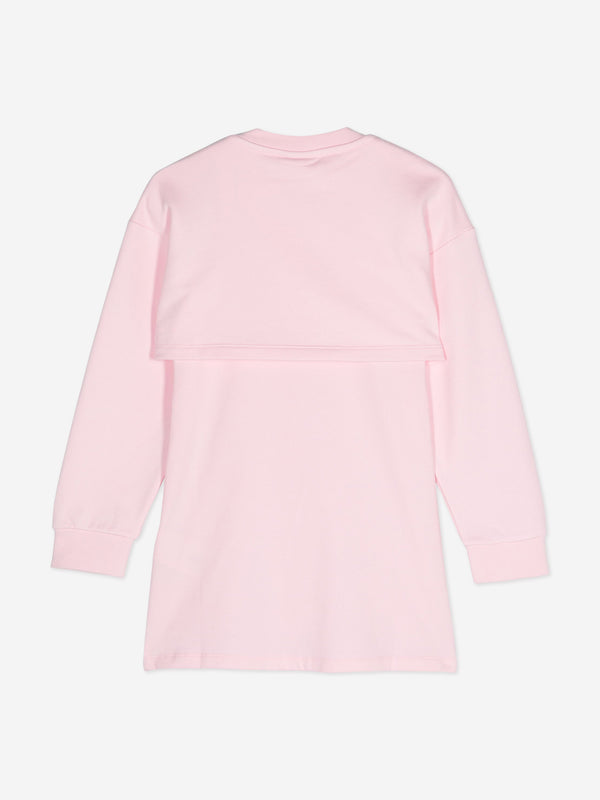 Fendi Girls Sweater Dress in Pink