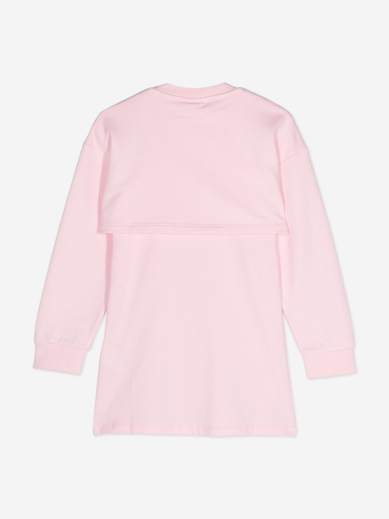 Fendi Girls Sweater Dress in Pink