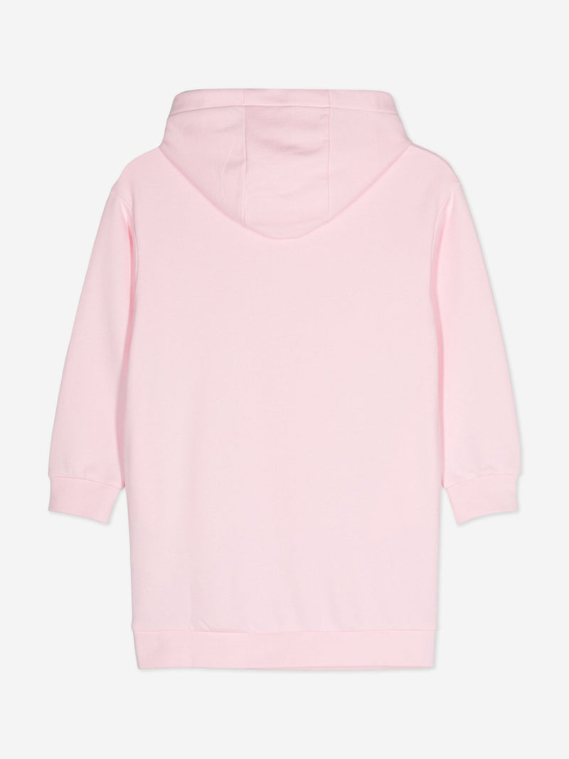 Girls Logo Sweater Dress in Pink