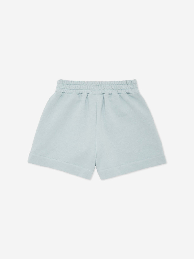 Fendi Girls Baguette Shorts in Blue