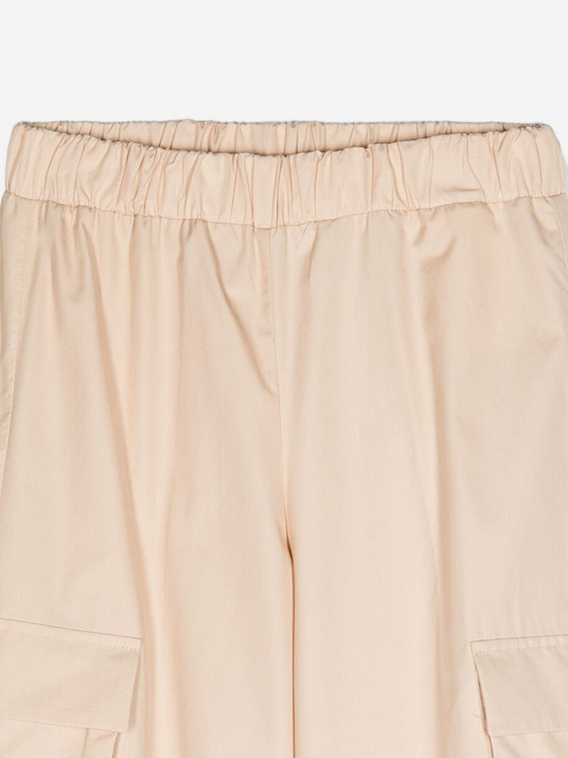 Fendi Kids Logo Cargo Trousers in Beige