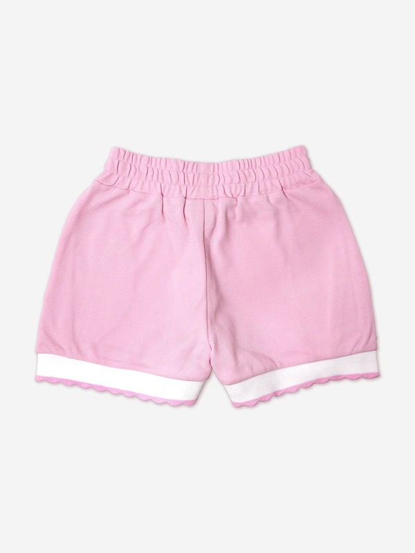 Girls Logo Shorts in Pink