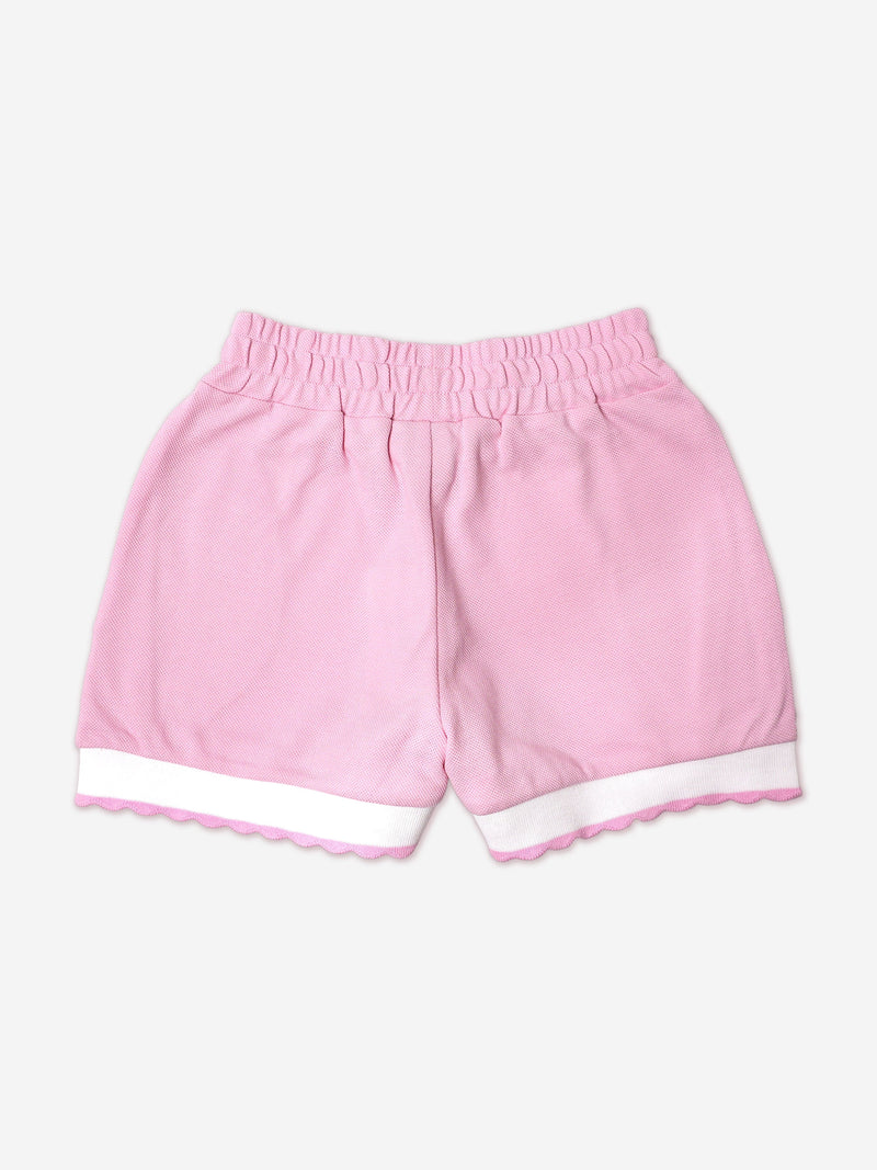 Girls Logo Shorts in Pink