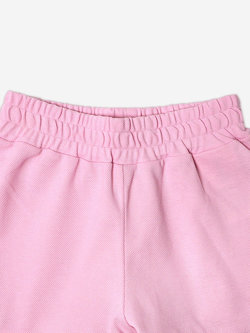 Girls Logo Shorts in Pink