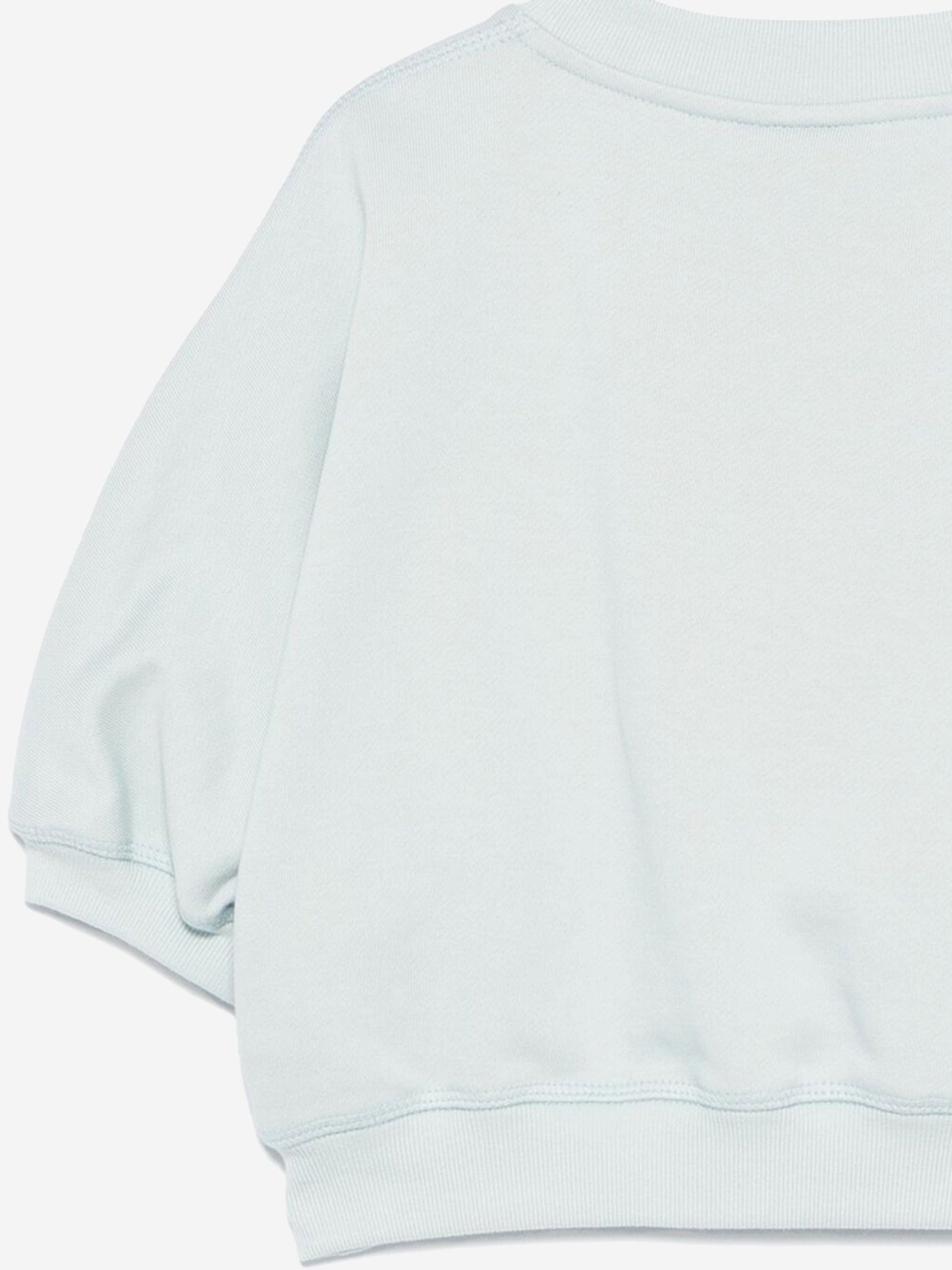 Girls Cropped Logo Sweatshirt in Blue