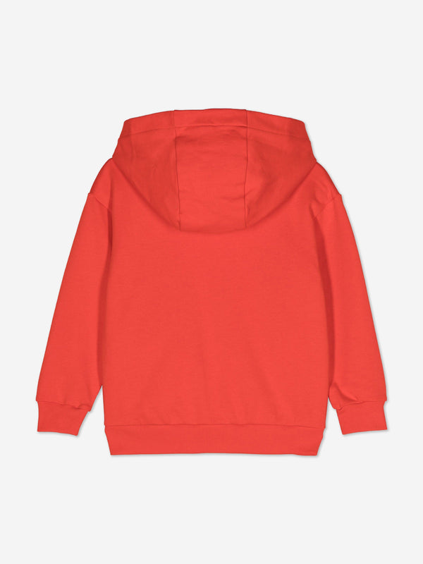 Kids Logo Zip Up Top in Red