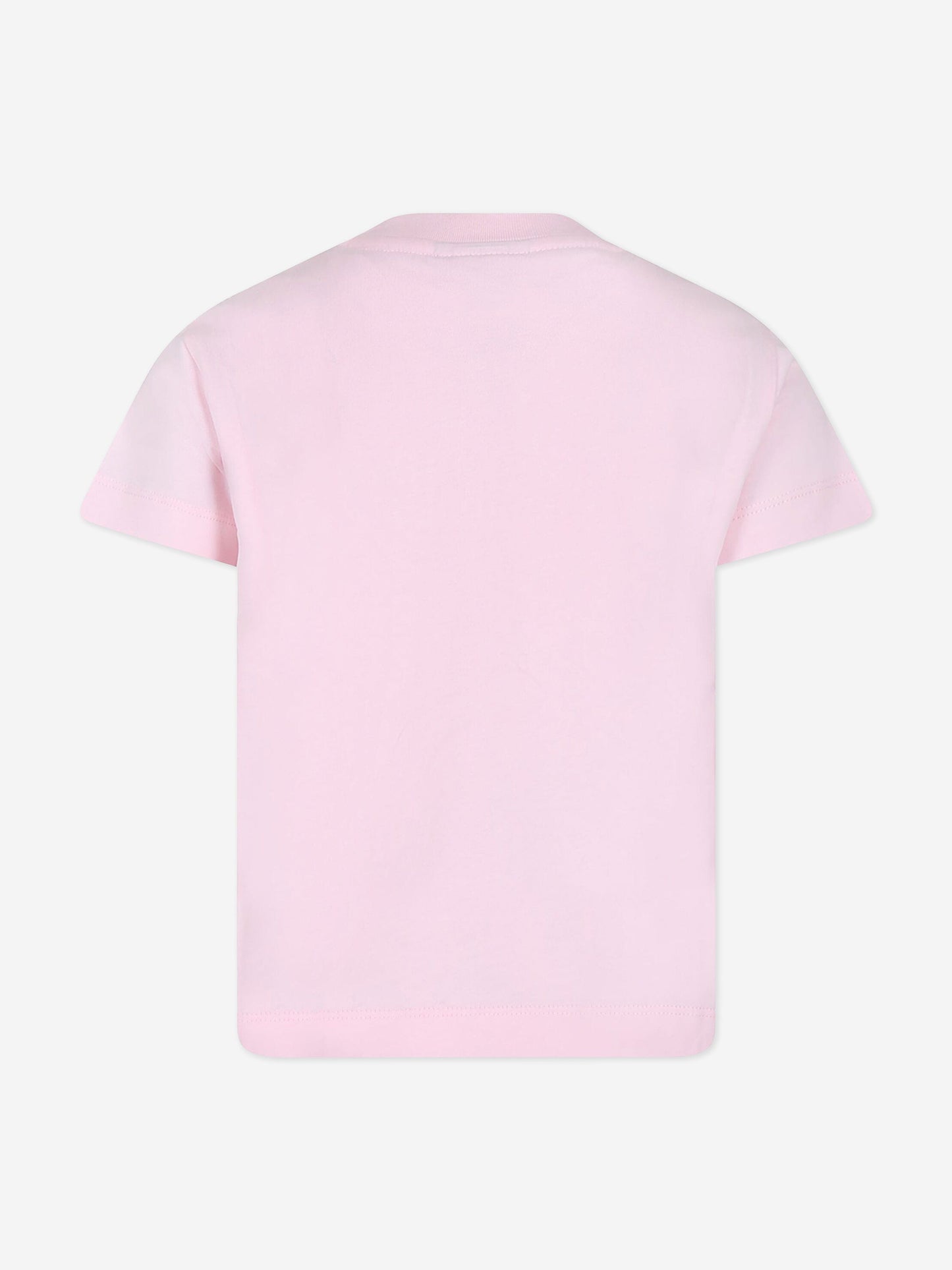 Fendi Girls Logo T-Shirt in Pink