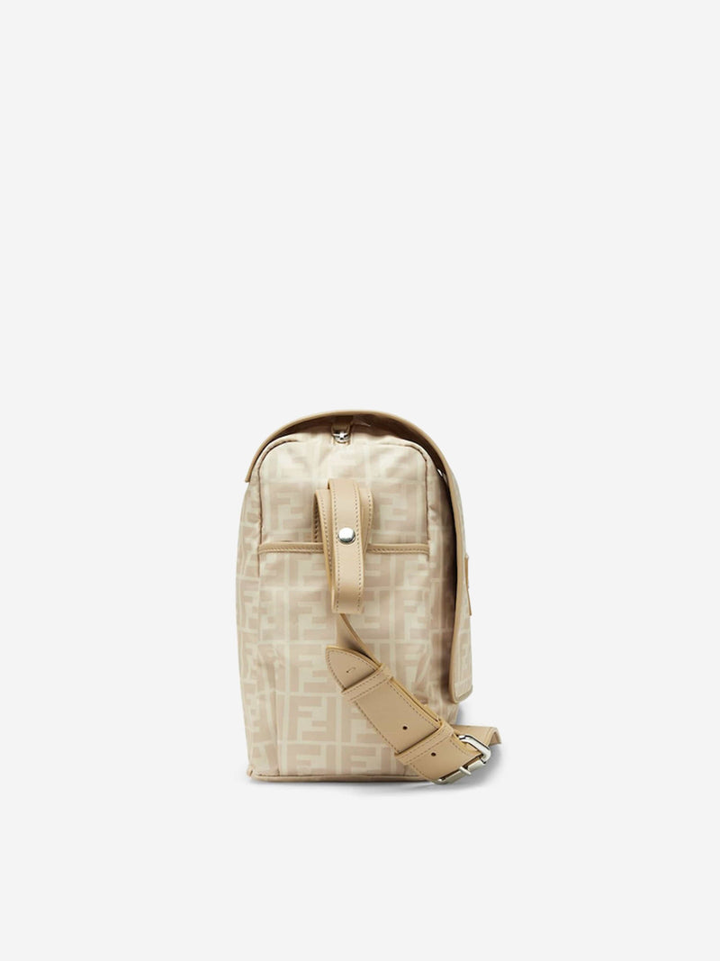 Baby FF Logo Changing Bag in Beige (34cm)