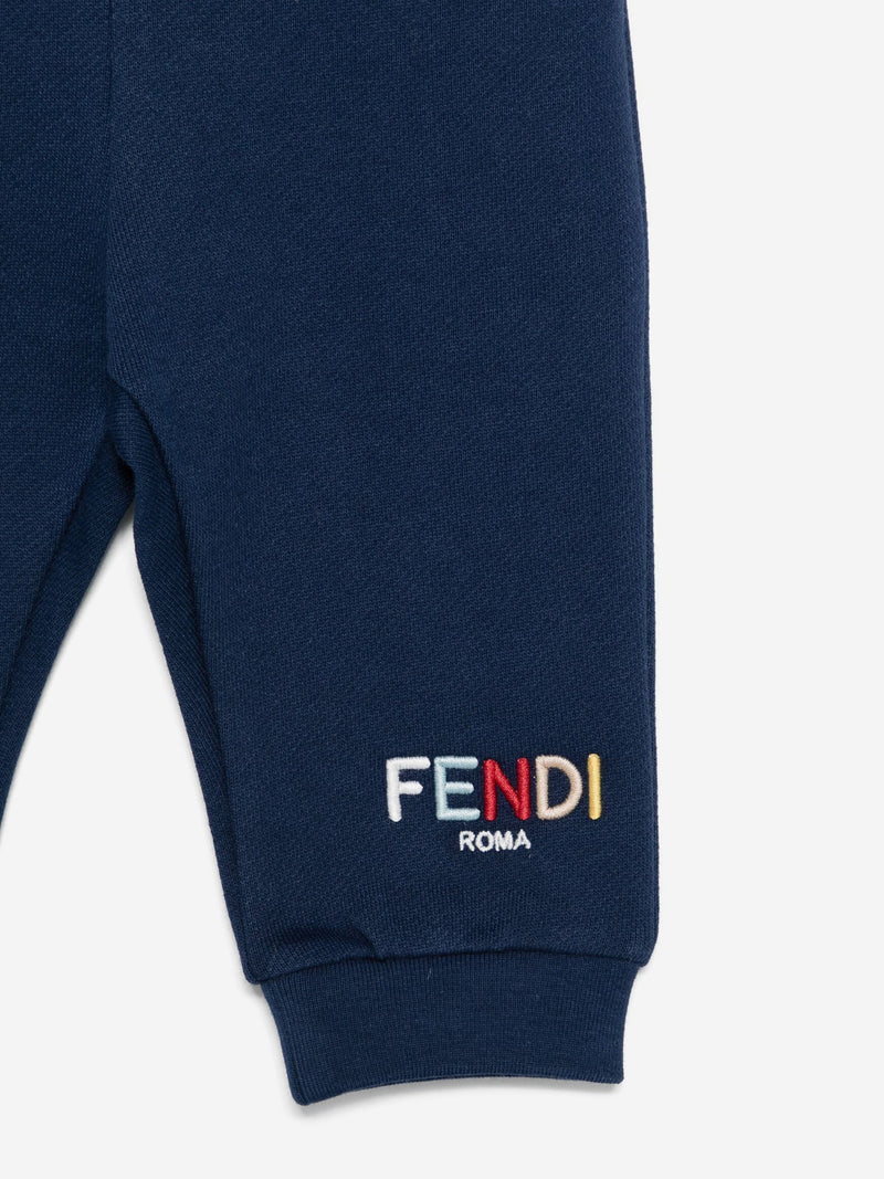 Baby Girls Logo Joggers in Navy