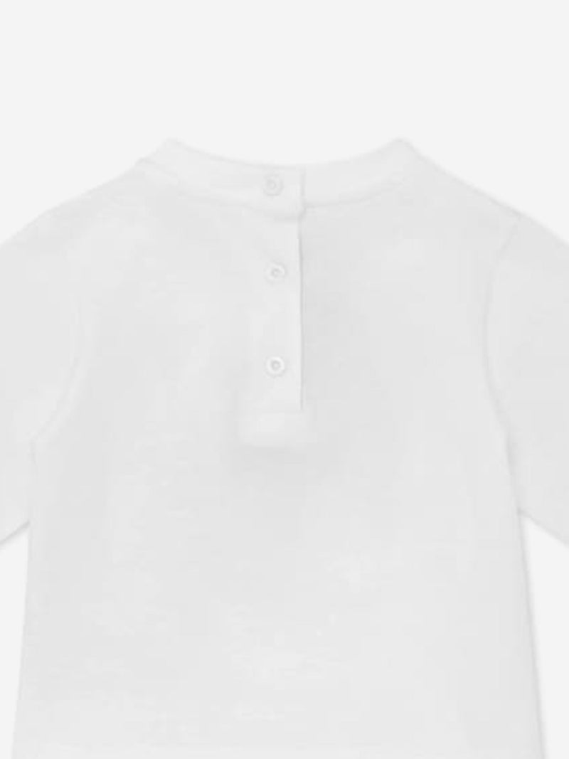 Baby Squirrel Long Sleeve T-Shirt in White