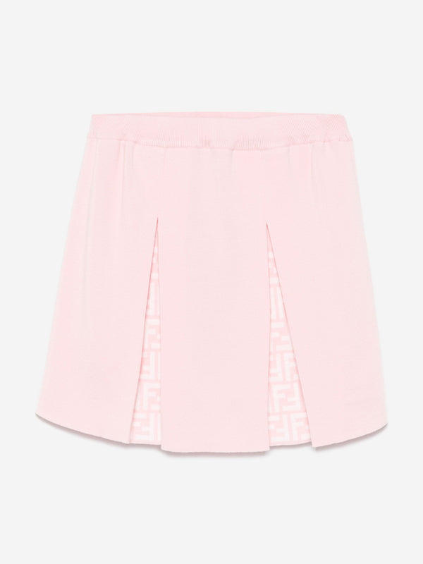 Girls Wool Skirt in Pink