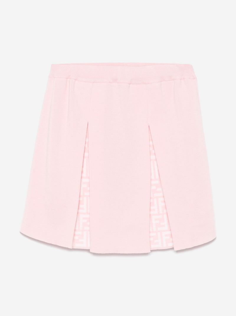 Girls Wool Skirt in Pink
