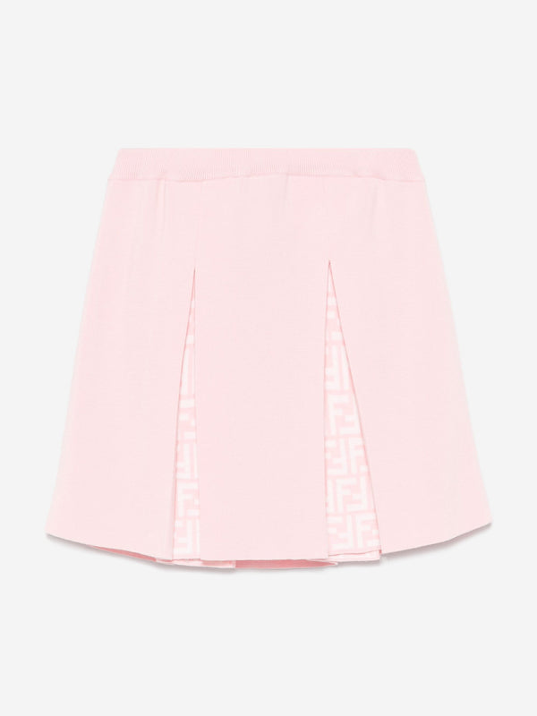 Girls Wool Skirt in Pink