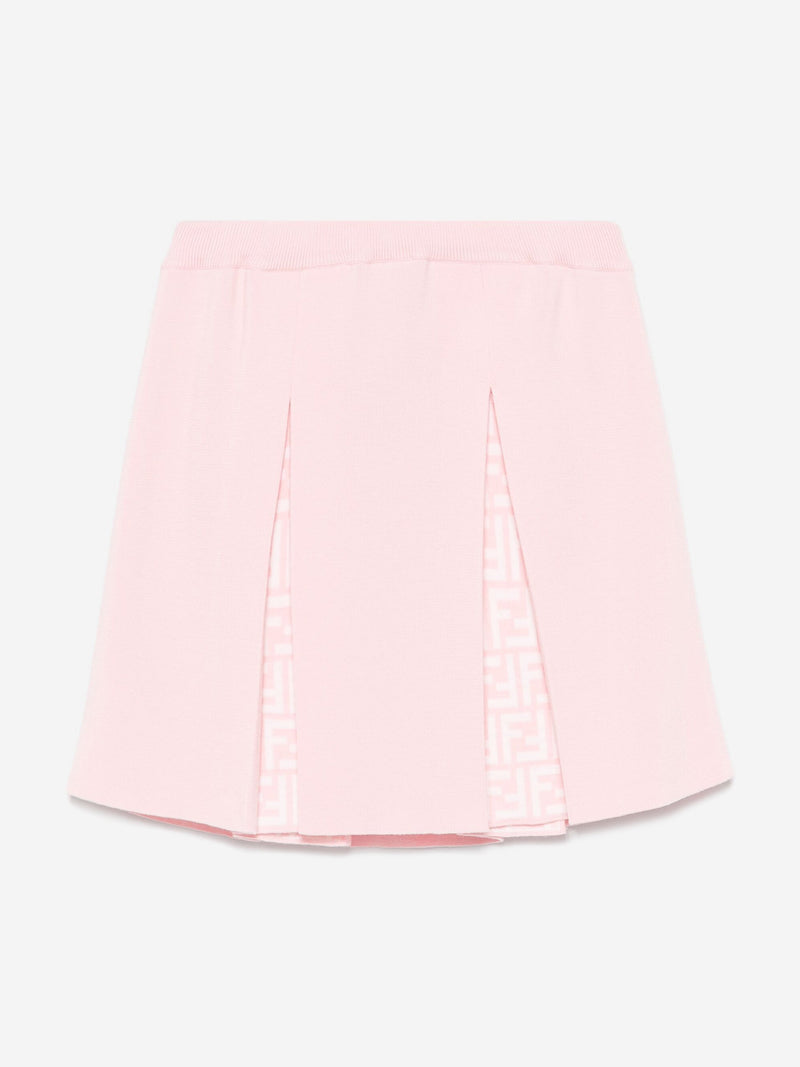 Girls Wool Skirt in Pink