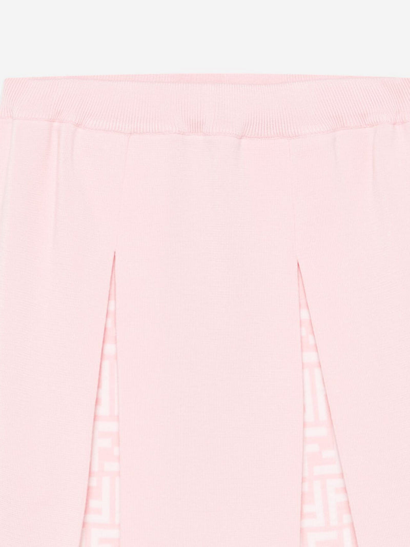 Girls Wool Skirt in Pink