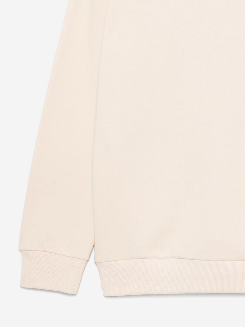 Boys Logo Sweatshirt in Beige