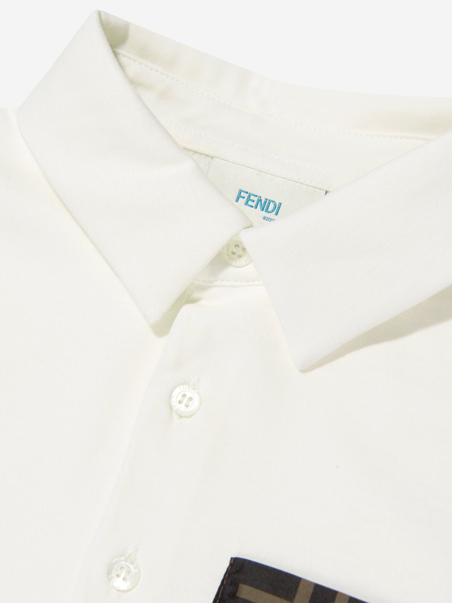 男童 FF 徽标口袋 Polo 衫