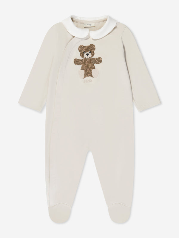 Baby Bear 婴儿连体衣礼品套装（2 件）米色