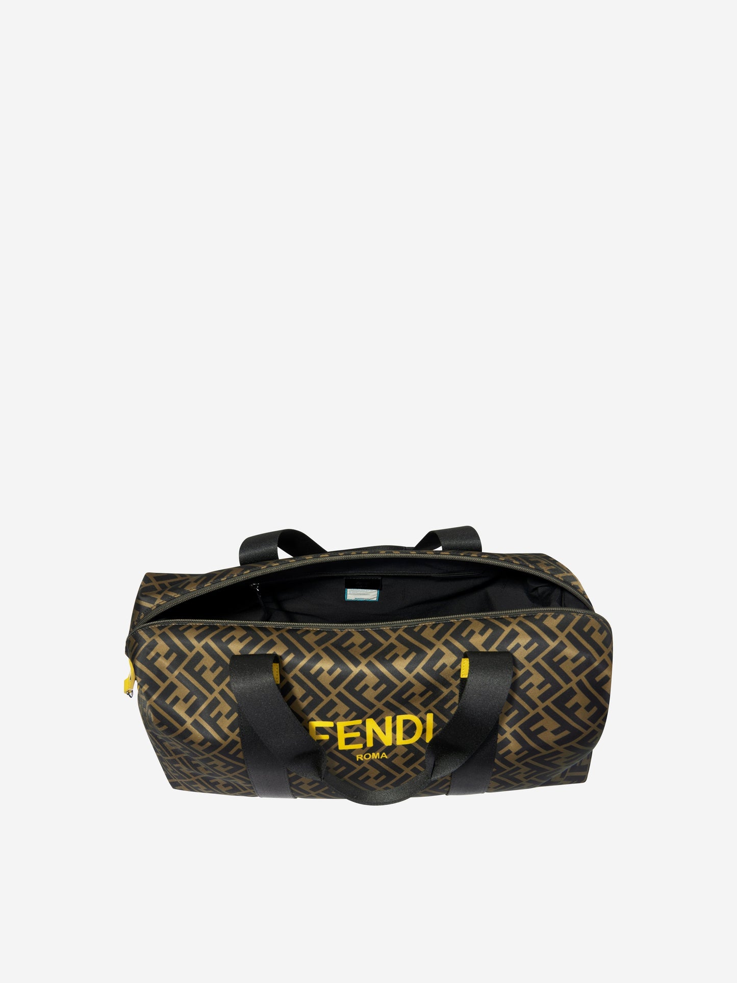 儿童棕色 FF Logo 健身包