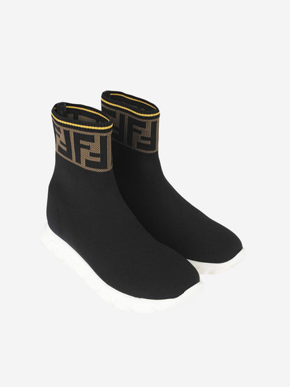 Fendi Kids Speed Trainers - 黑色 Speed Trainers