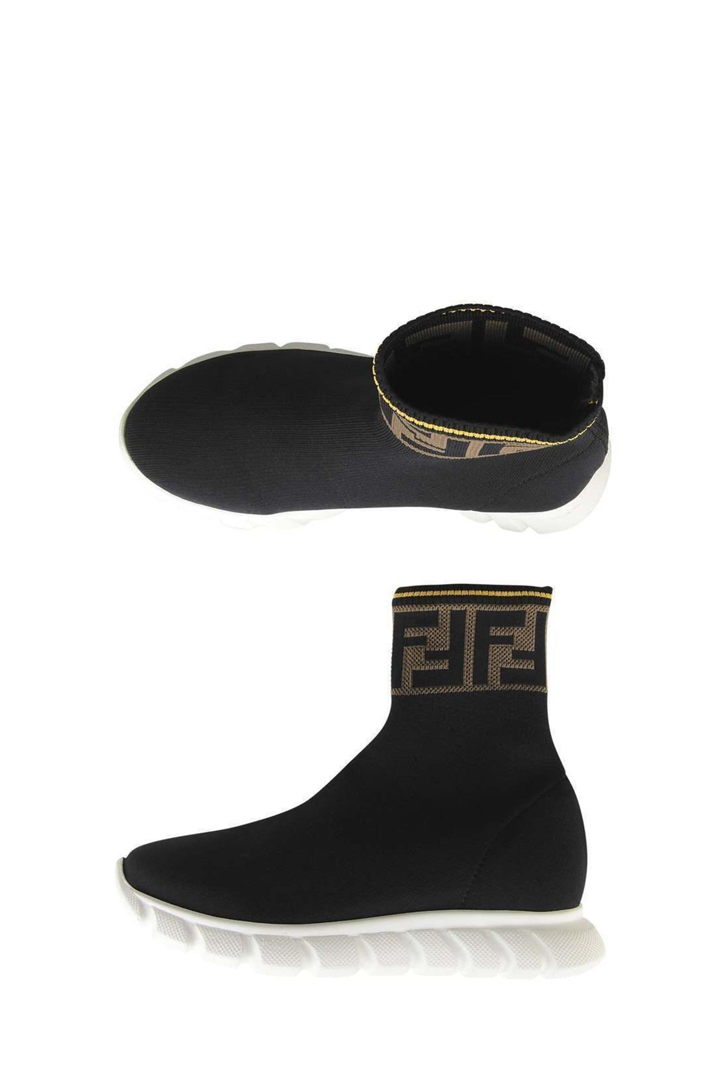Fendi Kids Speed Trainers - 黑色 Speed Trainers