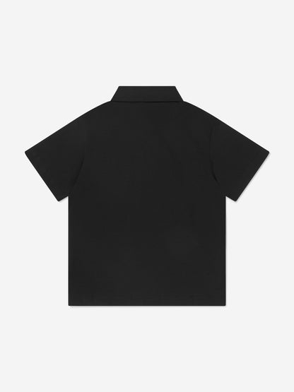 男童徽标口袋 Polo 衫