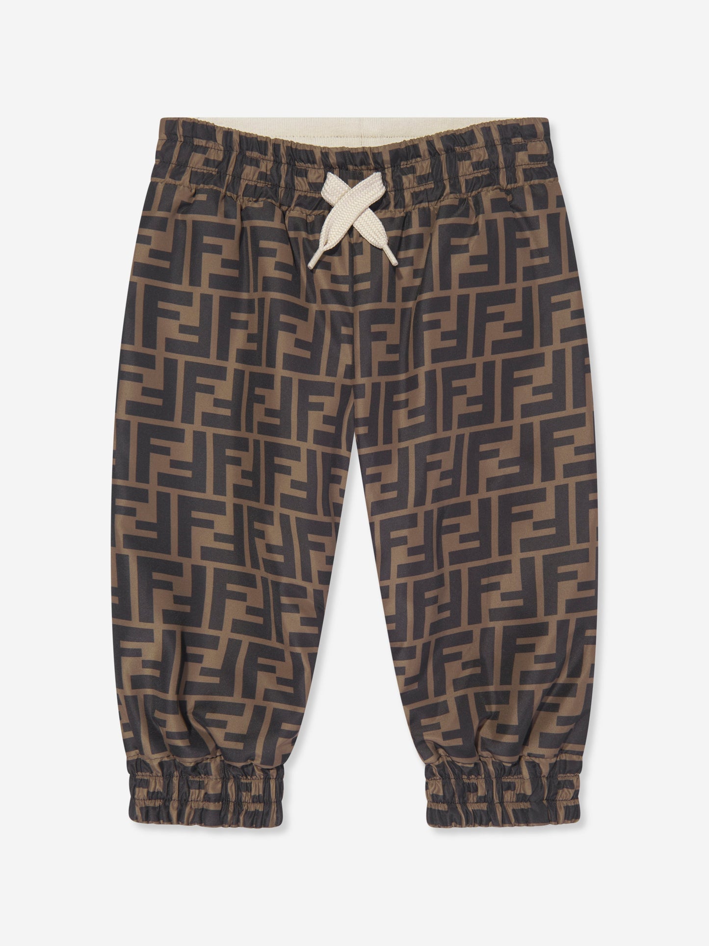 Baby FF Logo 双面慢跑裤（棕色）