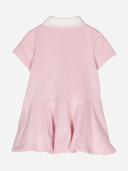 Fendi 女婴粉色 Polo 连衣裙