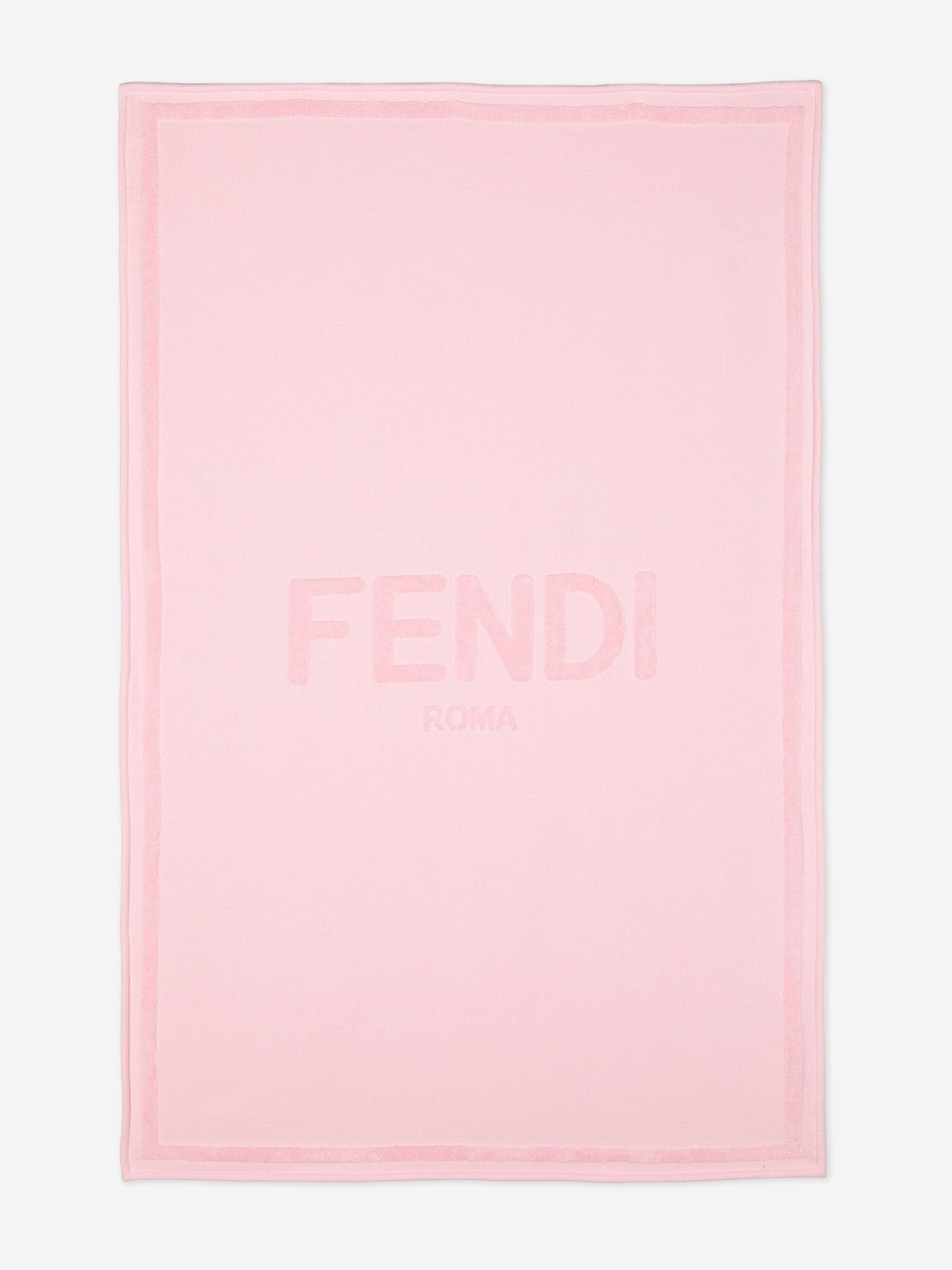 Fendi Kids Roma Terry 沙滩巾（粉色）