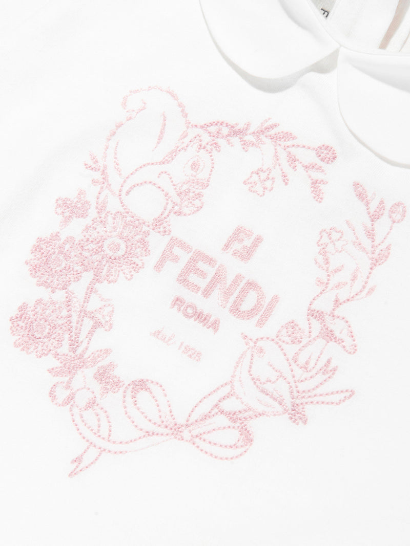 Baby Girls Logo T-Shirt in White