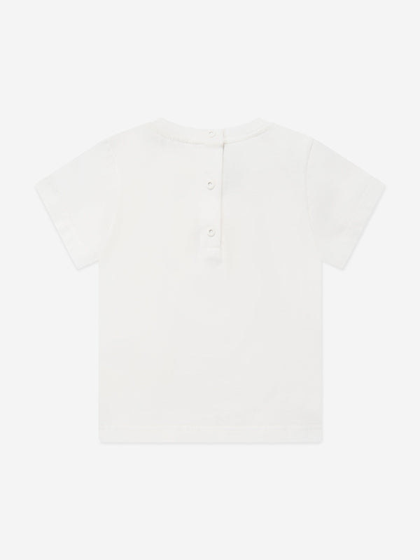 Baby Girls Logo T-Shirt in White