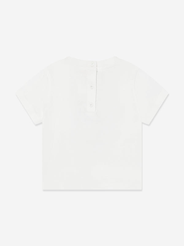 Baby Boys Squirrel T-Shirt in White