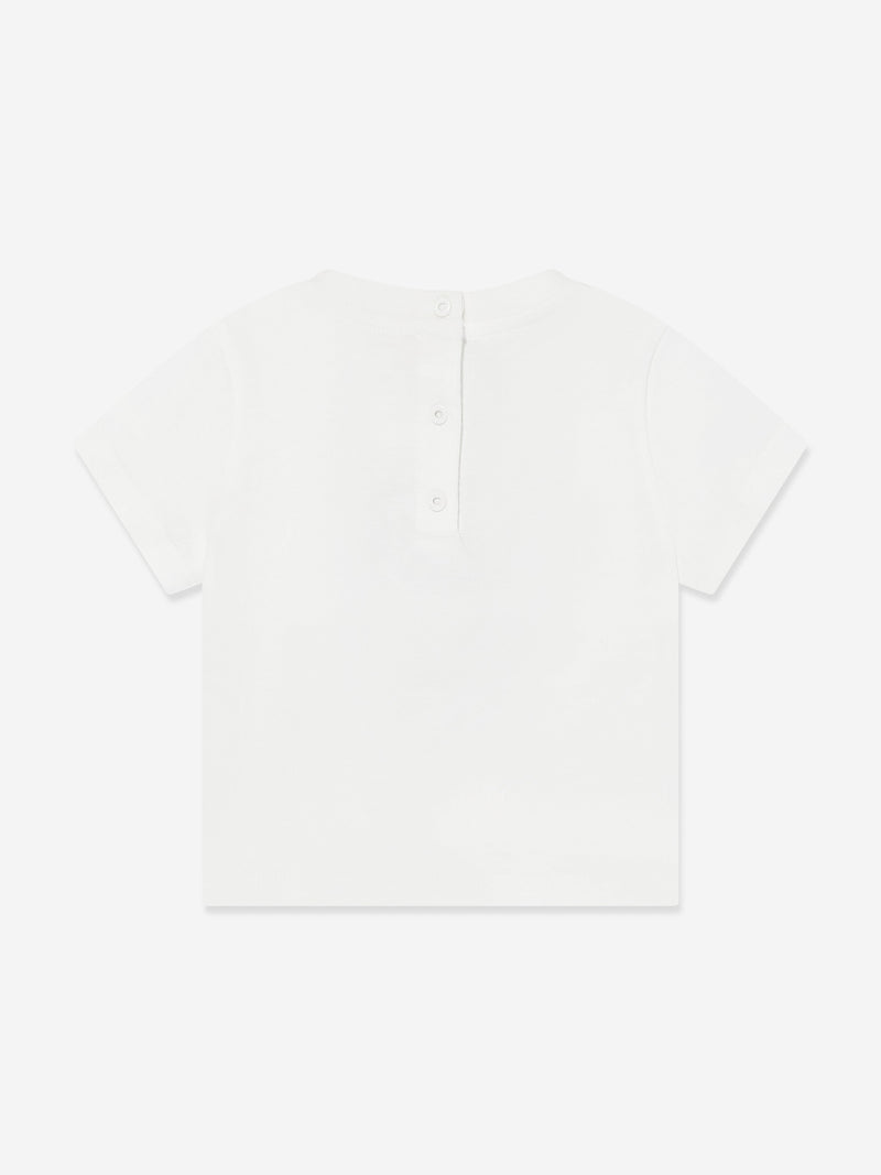 Baby Boys Squirrel T-Shirt in White