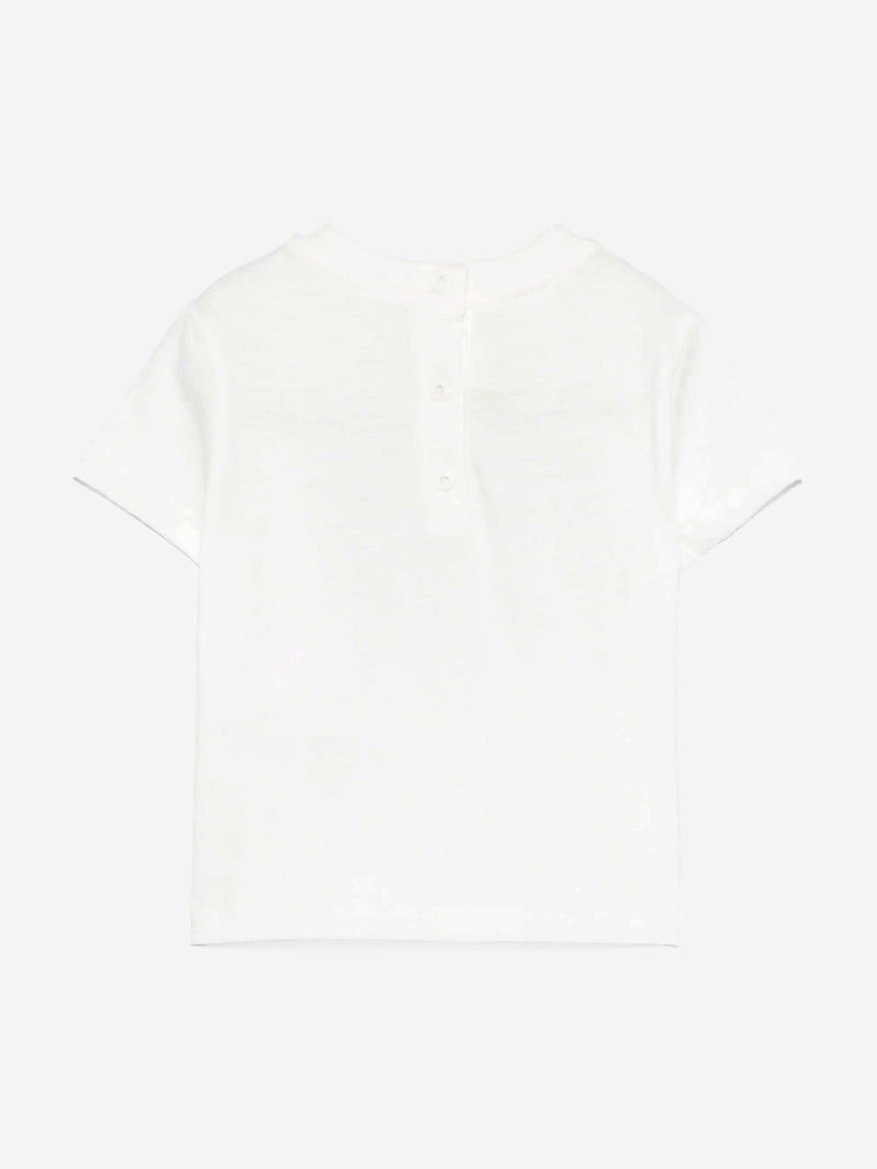 Baby Boys Squirrel T-Shirt in White