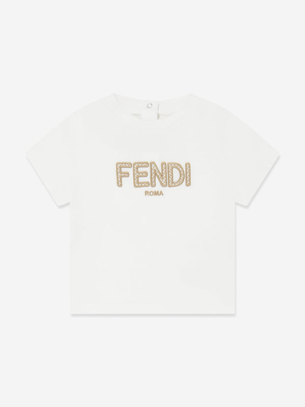 Baby Boys Logo T-Shirt in White